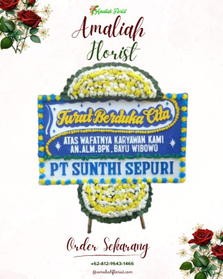Papan Bunga Duka di Aru Selatan Utara